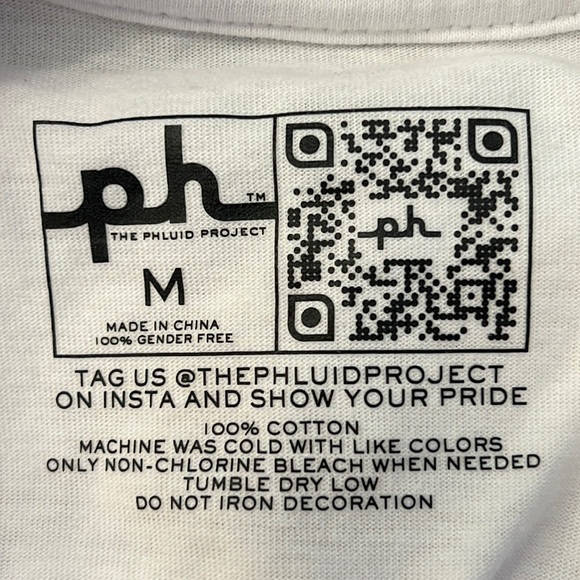 LGBTQIA+ Tee Phluid Project PRIDE Collection * Rainbow * Unisex Cropped T-Shirt - Picture 3 of 6